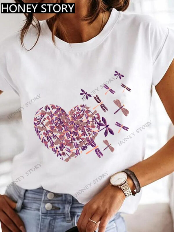 Printed T-Shirt Pink