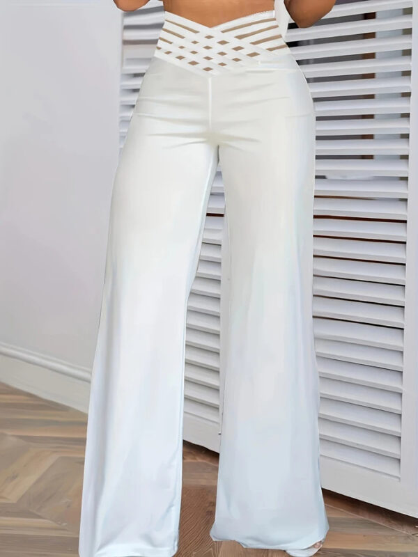 Wide Leg Flared Pants